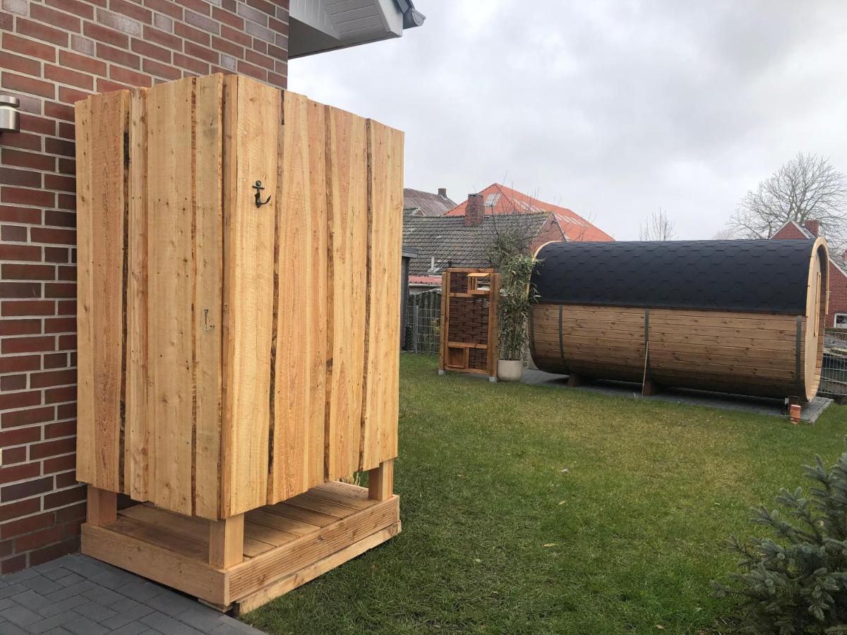 Haus Nordseeliebe Mit Aussensauna, Outdoor Dusche Und Wallbox Дорнум Экстерьер фото