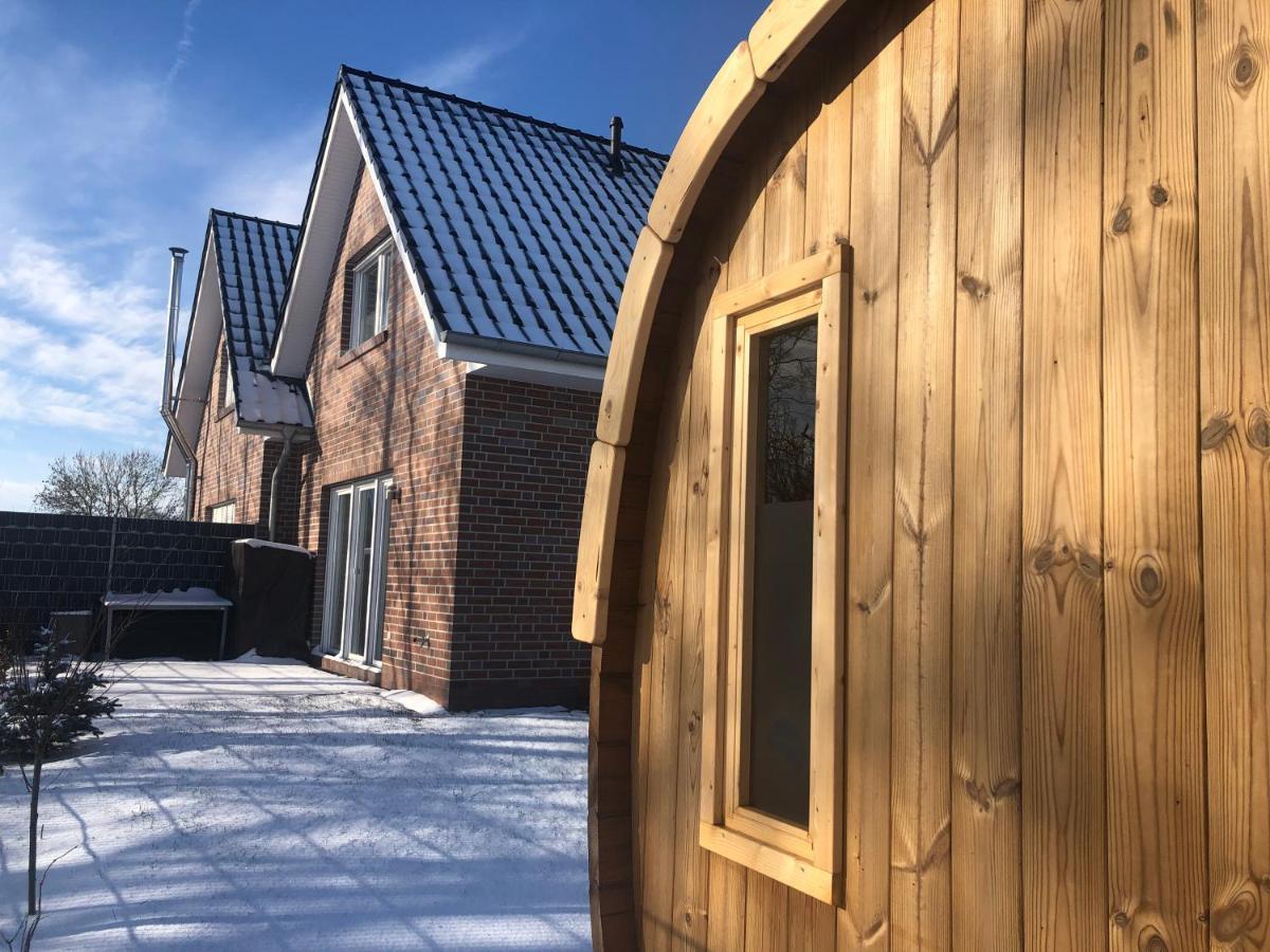 Haus Nordseeliebe Mit Aussensauna, Outdoor Dusche Und Wallbox Дорнум Экстерьер фото